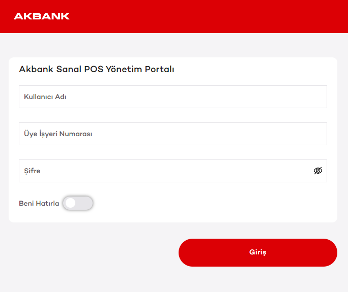 Login Screen