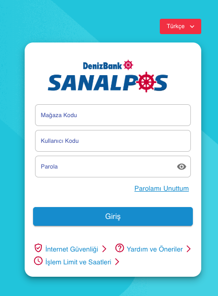 Login Screen