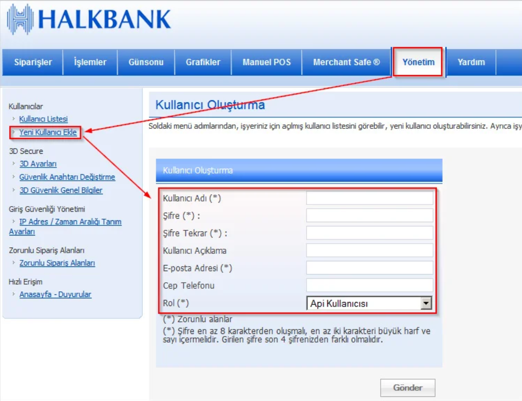 Login Screen