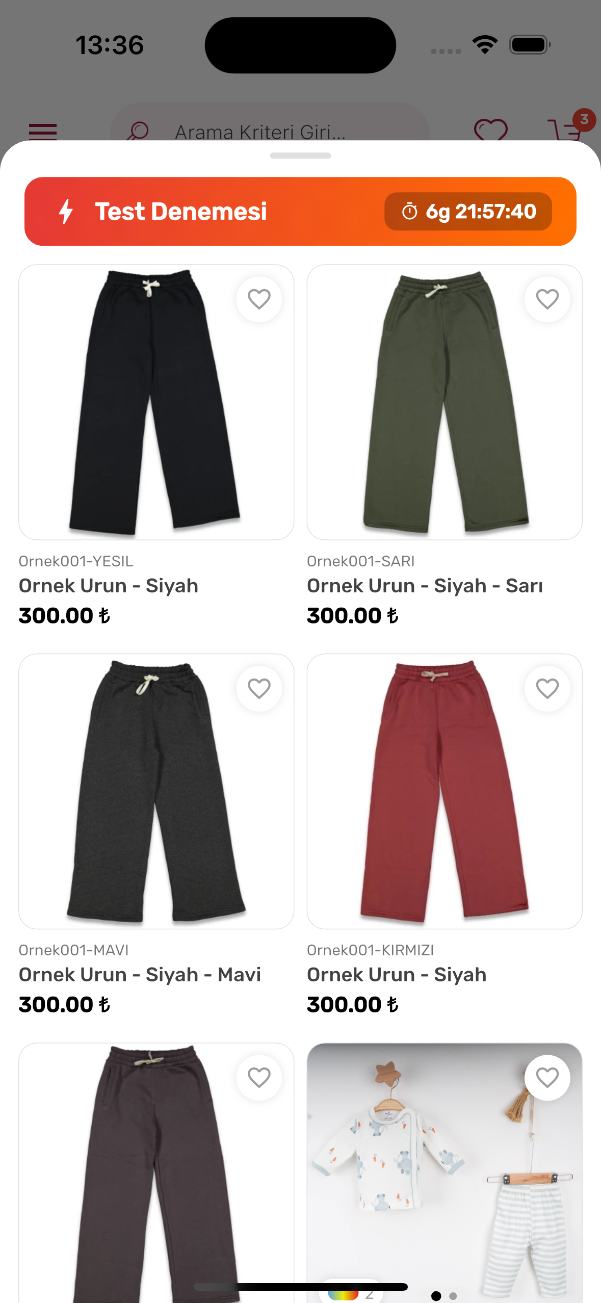 FLASHSALE ürün modalı