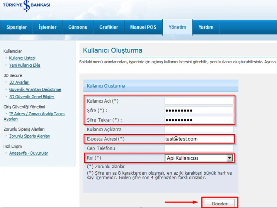 Giriş Ekranı